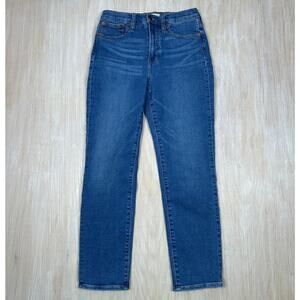 Madewell The Perfect Vintage Jean High Rise Classic Blue Denim Casual Jeans 25